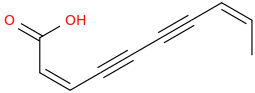 2,8 decadiene 4,6 diynoic acid, (z,z) 